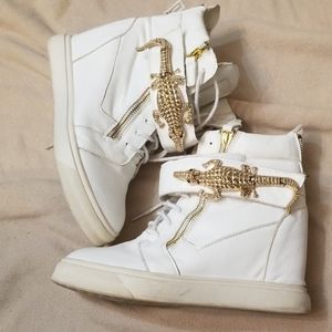 Giuseppe zanotti white sneakers